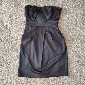 Strapless Little Black Dress - Size S